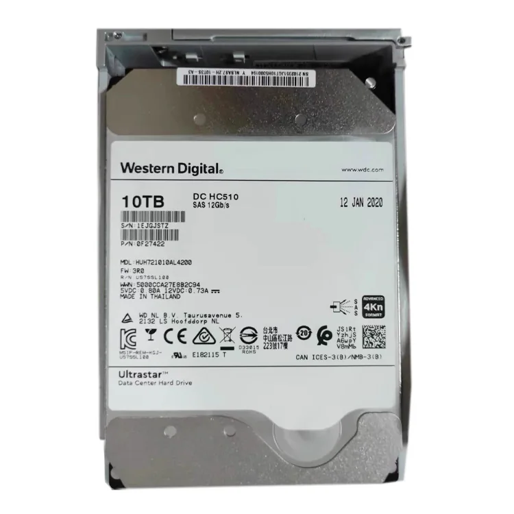 Жесткий диск HDD для сервера Huawei 10 ТБ SAS 3.5", 7200 об/мин, 02351JGU