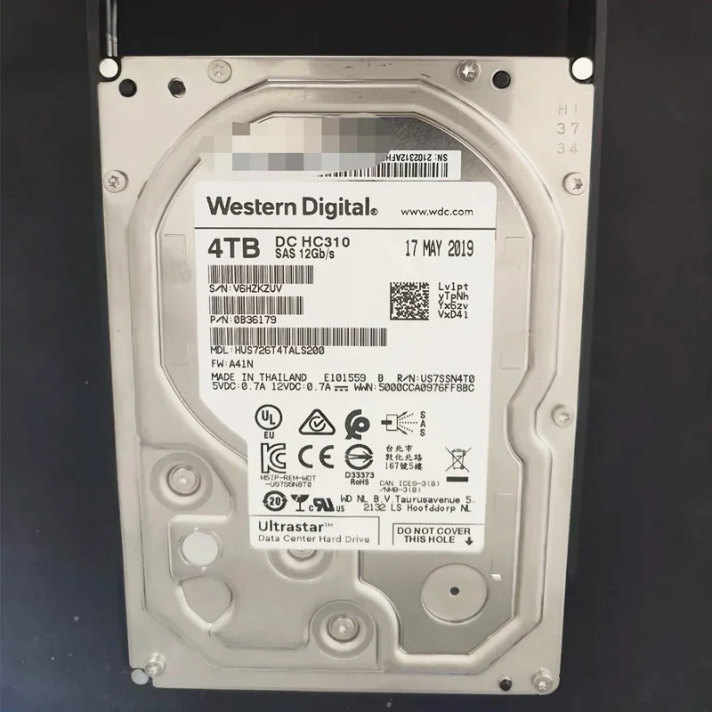 Жесткий диск HDD для сервера Huawei 4 ТБ SAS 3.5", 7200 об/мин, 02351SGS