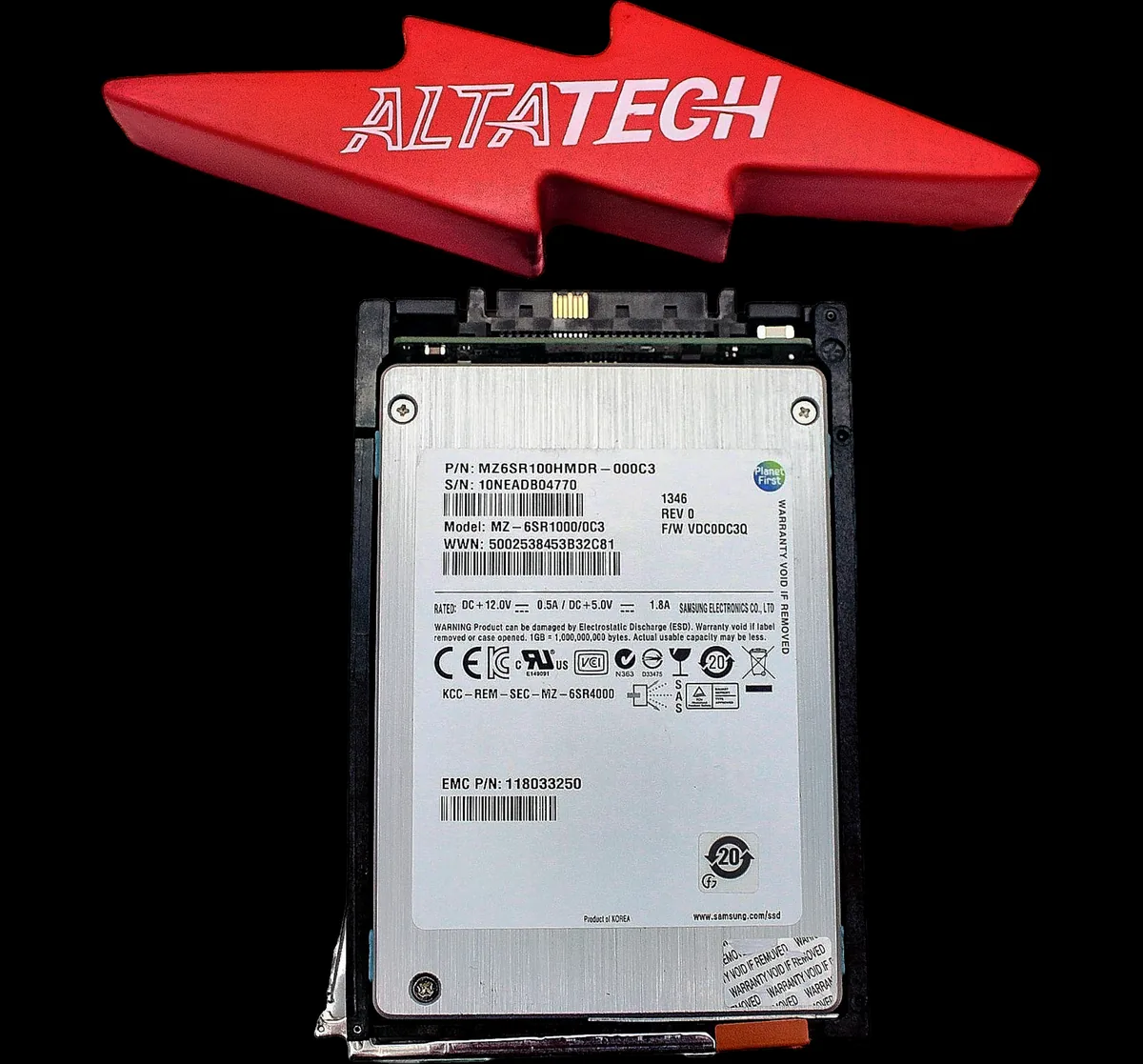 SSD накопитель для сервера EMC 100 ГБ SAS 2.5", 6 Гбит/с, 5050500