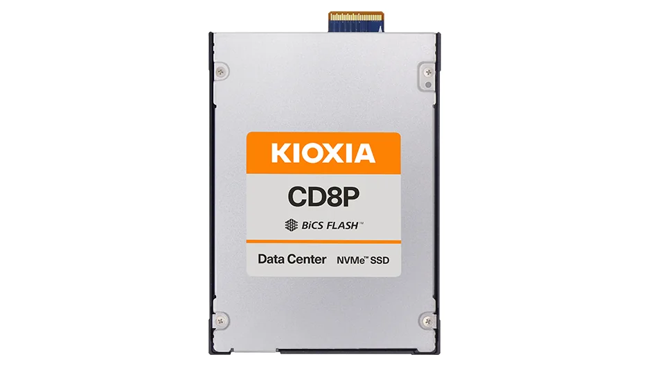 SSD накопитель для сервера Kioxia 6.4 ТБ NVMe E3.S, KCD81PJE6T40