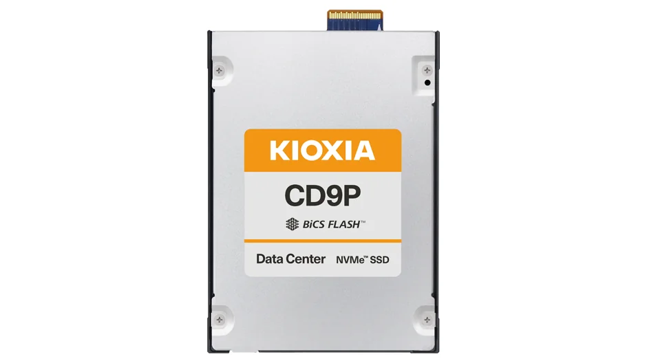 SSD накопитель для сервера Kioxia 15.36 ТБ NVMe E3.S, KCD9XPJE15T3