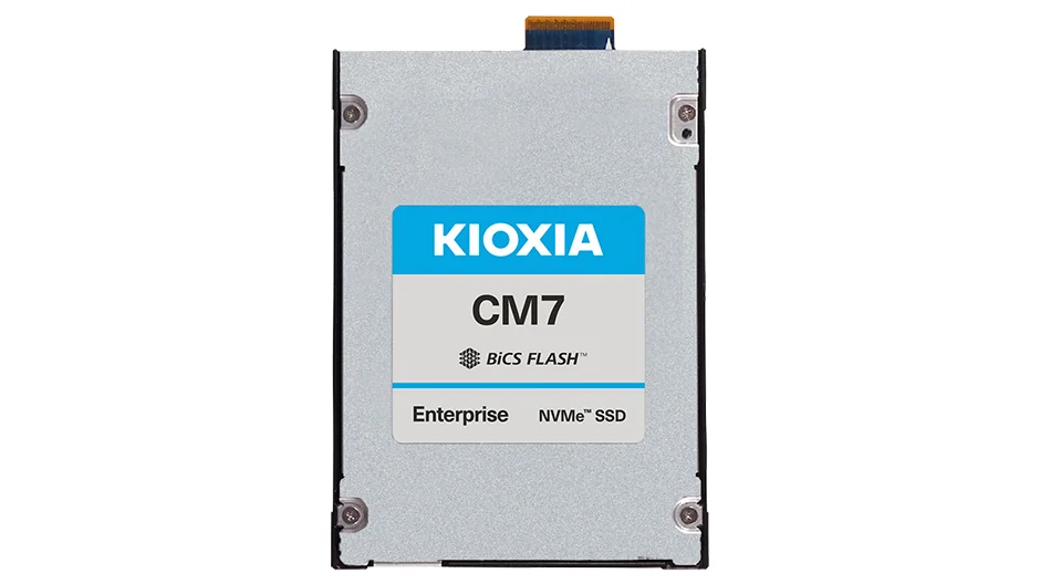 SSD накопитель для сервера Kioxia 15.36 ТБ NVMe E3.S, KCM71RJE15T3